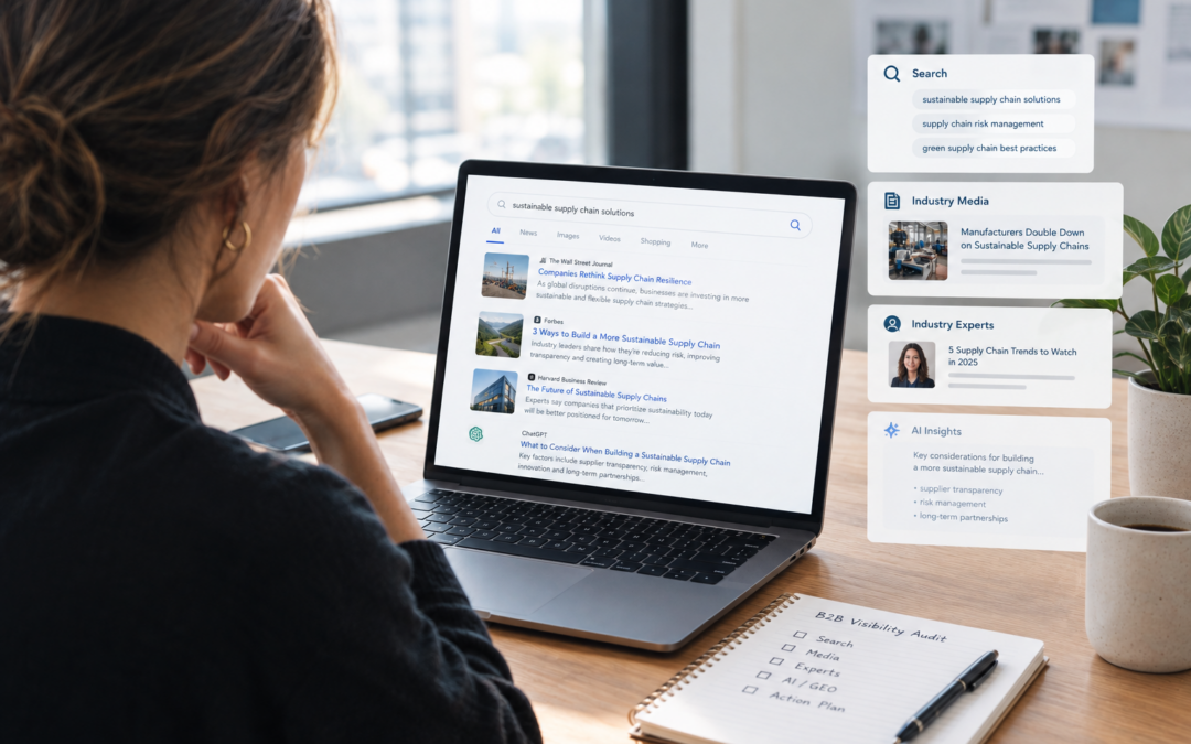 B2B Search and AI Visibility: How to Get on Buyers’ Shortlists Before They Contact Sales
